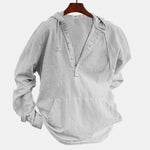 Sudadera con capucha de lino AnSan para hombre