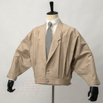 Single-Breasted Cocoon Jacket