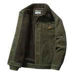 Sherpa-gefütterte Cordjacke