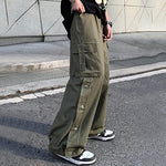 Pantalón cargo de corte holgado con piernas desmontables