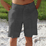 Short de lino holgado