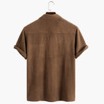 Vintage Waffelstrick-Shirt mit aufgesetzter Tasche aus den 1960ern