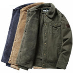 Sherpa-gefütterte Cordjacke