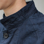 Chaqueta de ferroviario con cuello alto