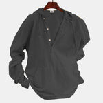 Sudadera con capucha de lino AnSan para hombre
