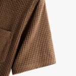 Vintage Waffelstrick-Shirt mit aufgesetzter Tasche aus den 1960ern