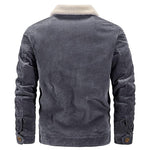 Sherpa-gefütterte Cordjacke