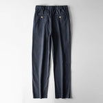 Pantalones de lino rectos sueltos