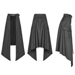 Black Gothic Punk Daily Half Skirt