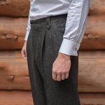 Pantalones de lana Harris Tweed vintage del siglo XX