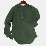 Sudadera con capucha de lino AnSan para hombre