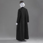 Inglaterra, década de 1880. Bata de casa. Chaqueta para fumar.