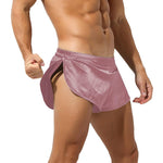 Pantalones cortos de seda tipo jockstrap