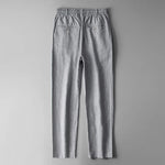 Pantalones de lino rectos sueltos