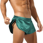 Pantalones cortos de seda tipo jockstrap