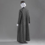 Inglaterra, década de 1880. Bata de casa. Chaqueta para fumar.