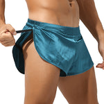 Pantalones cortos de seda tipo jockstrap