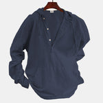Sudadera con capucha de lino AnSan para hombre