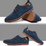 Zapatos de vestir formales de gamuza