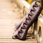 [Couple] Mens Leather Buttons Spats