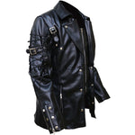 Chaqueta de cuero Poison de Punk Rave