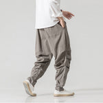 Pantalones Anchos de Lino
