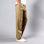 [Cintura de 51,6 pulgadas/131 cm] Pantalones de hombre de talla grande