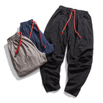 Pantalones Anchos de Lino