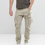 Pantalones Cargo Ajustados 3D con Cremallera