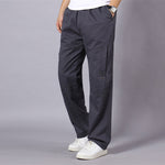 [Cintura de 51,6 pulgadas/131 cm] Pantalones de hombre de talla grande