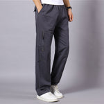 [Cintura de 51,6 pulgadas/131 cm] Pantalones de hombre de talla grande