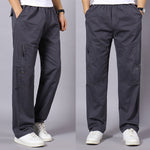 [Cintura de 51,6 pulgadas/131 cm] Pantalones de hombre de talla grande