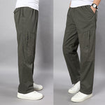 [Cintura de 51,6 pulgadas/131 cm] Pantalones de hombre de talla grande
