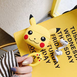 [1 Case=Gratis Kopfhörer] Pikachu-Kopf Airpods Pro Hülle