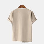 Camiseta de lino orgánico para hombre