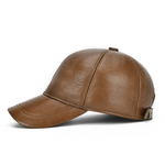 Gorra de béisbol de cuero genuino