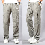 [Cintura de 51,6 pulgadas/131 cm] Pantalones de hombre de talla grande