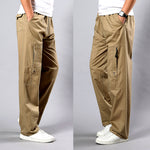 [Cintura de 51,6 pulgadas/131 cm] Pantalones de hombre de talla grande
