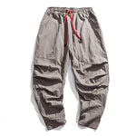 Pantalones Anchos de Lino