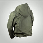 USN Wet Weather Parka Vintage Deck Jacket Pullover Lace Up WW2 Uniform