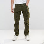 Pantalones Cargo Ajustados 3D con Cremallera