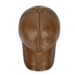 Gorra de béisbol de cuero genuino