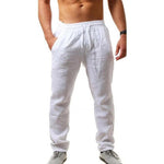 Men's Drawstring Linen Pants