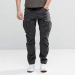Pantalones Cargo Ajustados 3D con Cremallera