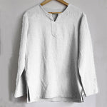Camisas Holgadas de Lino Estilo Vintage