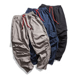Pantalones Anchos de Lino