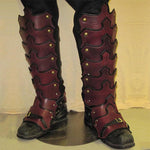 Armadura de cuero medieval de caballero jinete