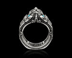 Handcrafted Carved Ring