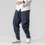 Pantalones Anchos de Lino