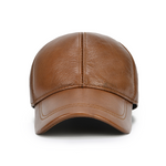 Gorra de béisbol de cuero genuino